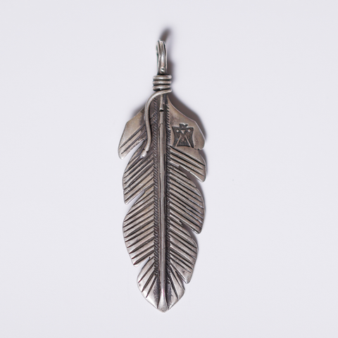Buffalo Small Feather Pendant