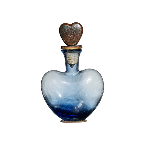 Jan Barboglio Do Corazones Decanter- Azul