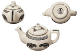 Mimbreño Teapot - "Parrot" Design