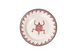 Mimbreño Bread & Butter Plate - "Lizard" Design