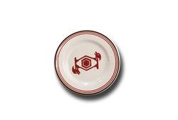 Mimbreño Butter Chip Plate - "Reflection" Design