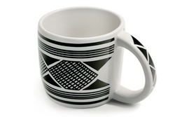 Cliff Dweller Mug, Ancestral Puebloan "Diamondback" Design