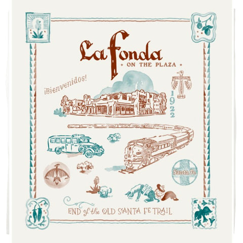 "La Fonda" Kitchen Towel