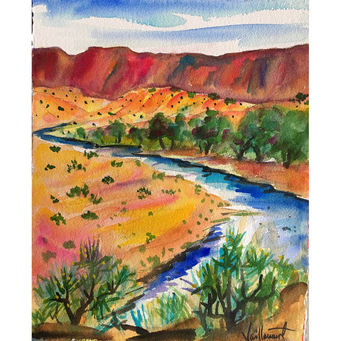 Sandy Vaillancourt, "Chama River View" | FRAMED PRINT