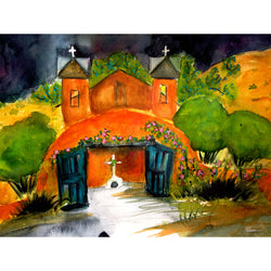 Sandy Vaillancourt, "Chimayo Summer Eve" | FRAMED PRINT