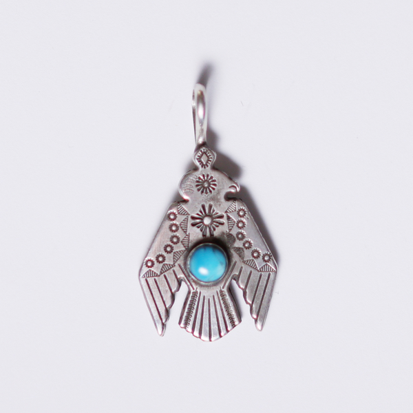 Buffalo XS Thunderbird Pendant with Turquoise