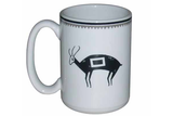 Mimbreño Mug -"Deer" Design 15oz