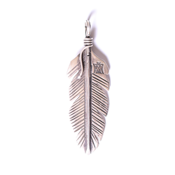 Buffalo Large Feather Pendant